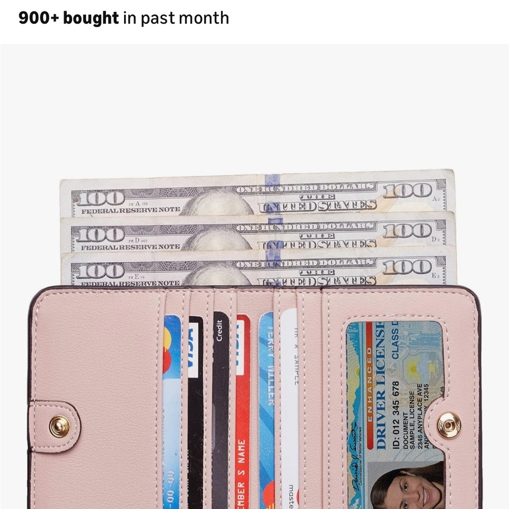 Elegant Pink Key & Card Holder - Picture 2 of 4